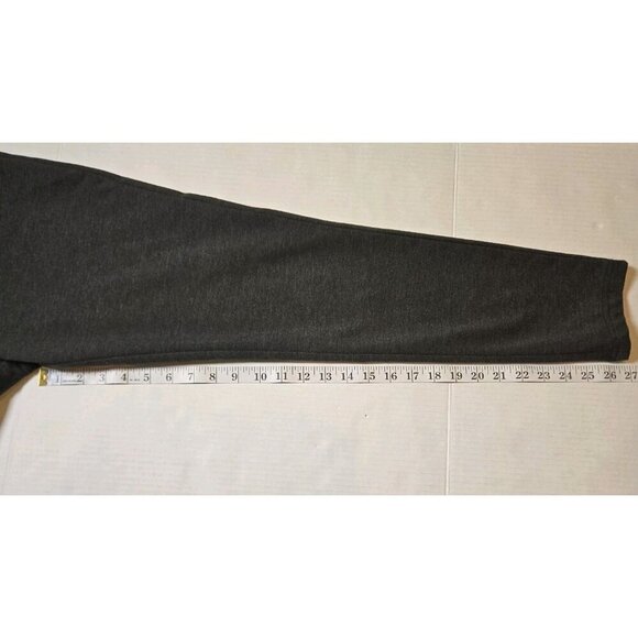INC International Concepts Size 12 Leggings Dark Gray Grey Thick Elastic Ankle - Picture 5 of 8